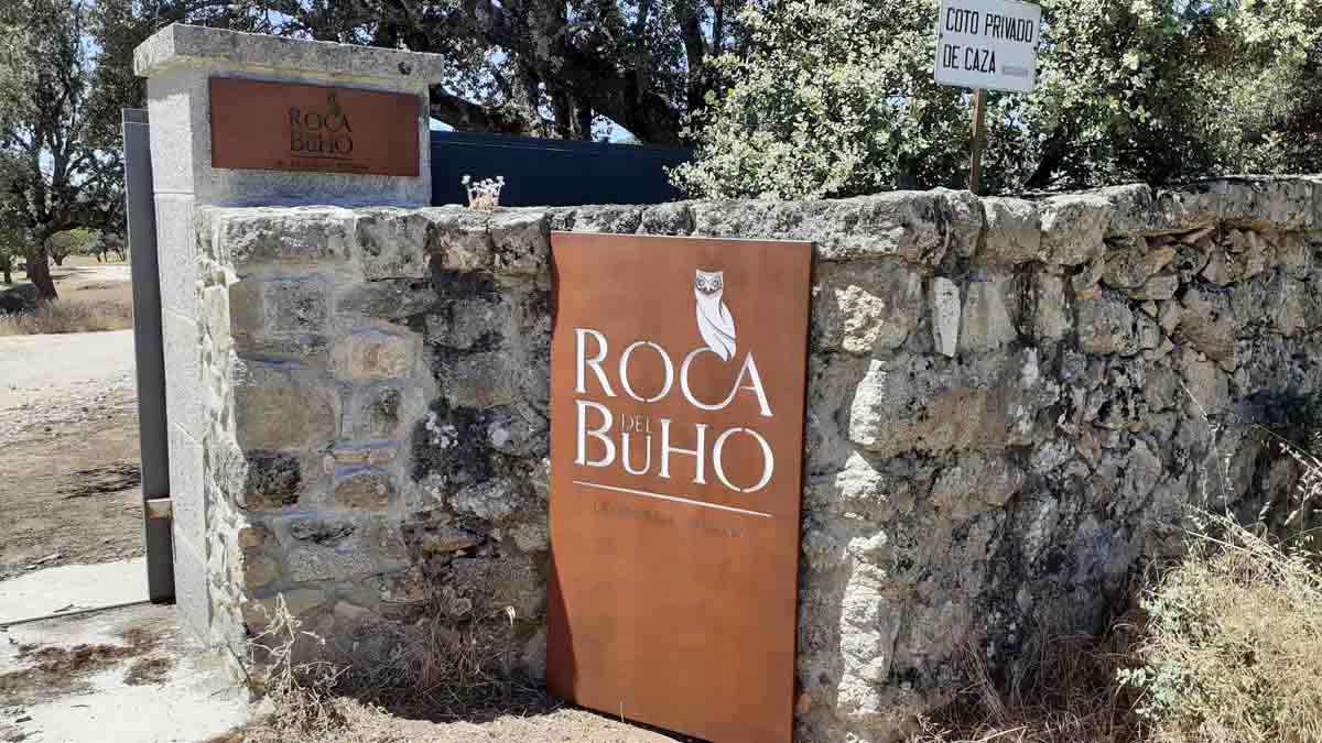 Acero Corten - Cartelería en finca en El Escorial (Madrid)