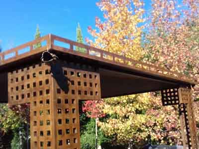 Pérgola en Pozuelo de Alarcón (Madrid)