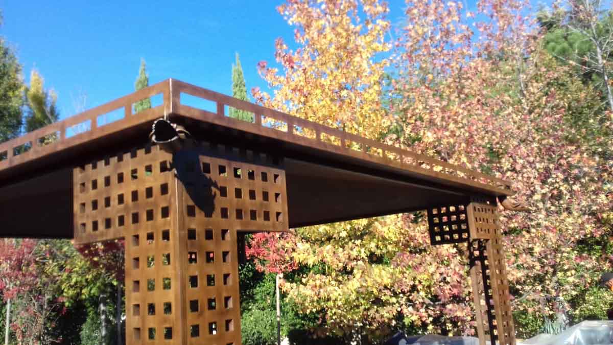 Pérgola en Pozuelo de Alarcón (Madrid)